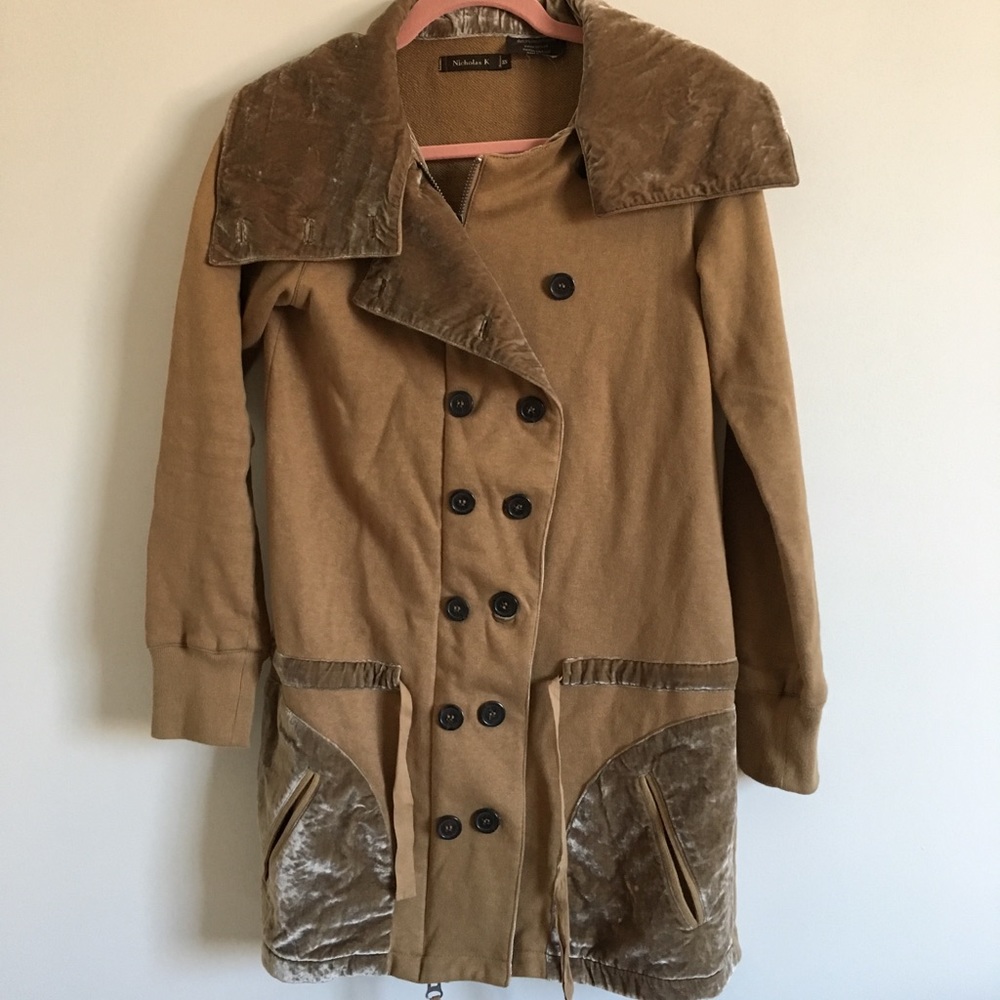 Nicholas K military jacket pea coat - XS